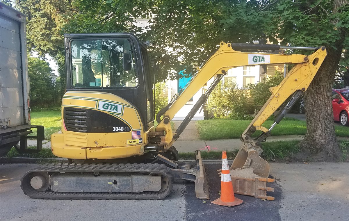Used CAT303.5 Excavator detail photo