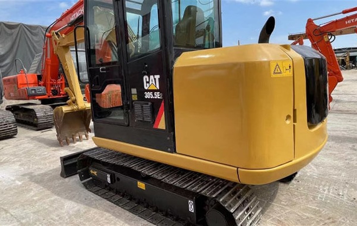 Used CAT305.5E Excavator detail photo