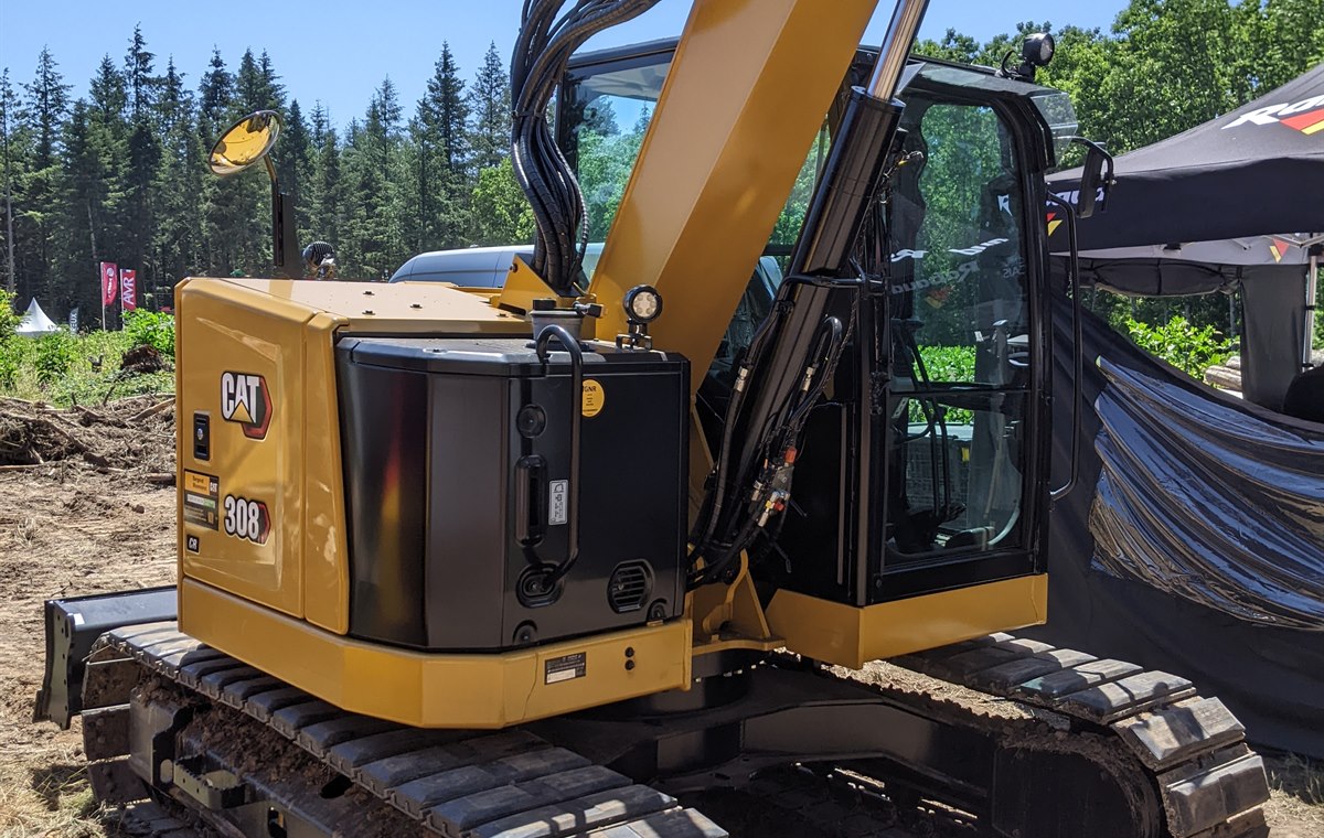 Used CAT308 Excavator detail photo