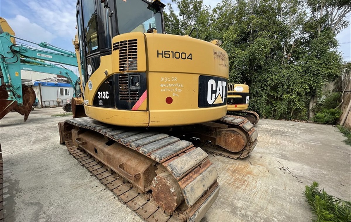 Used CAT313C Excavator detail photo