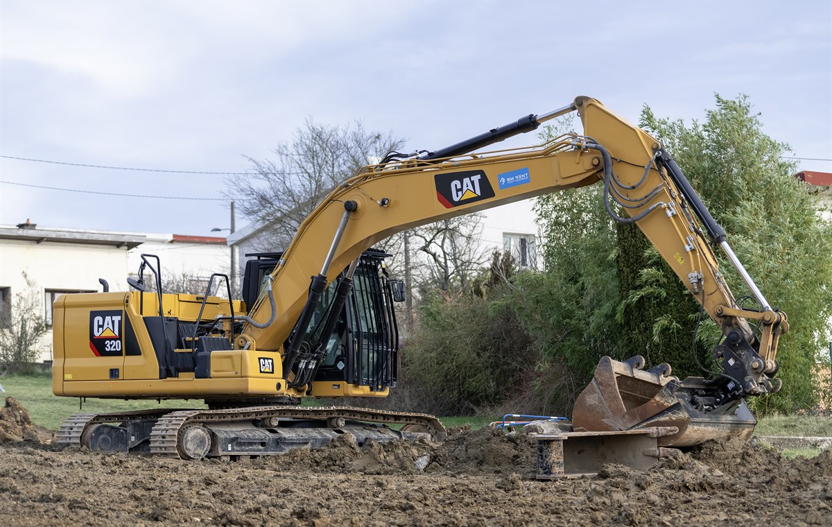Used CAT320C Excavator detail photo