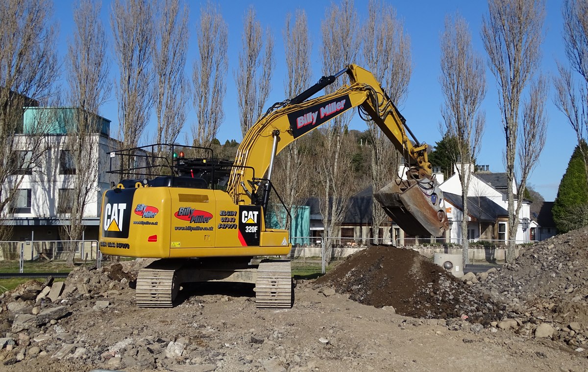 Used CAT320C Excavator detail photo