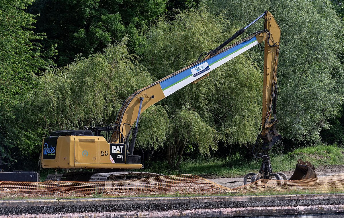 Used CAT329D Excavator detail photo