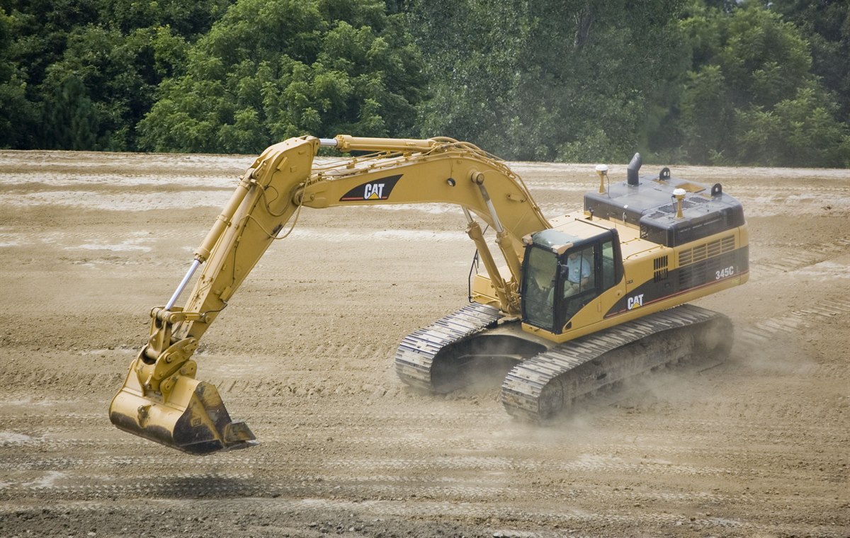 Used CAT345D Excavator detail photo
