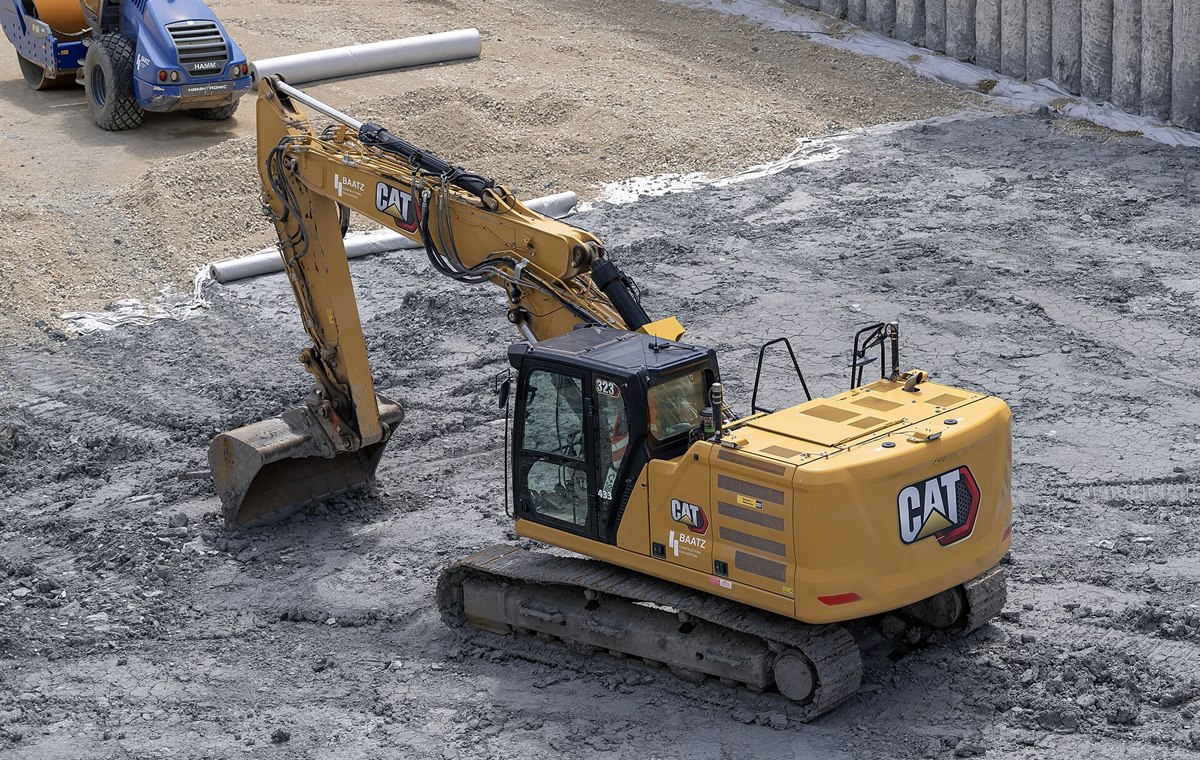 Used Caterpillar Excavators CAT323 detail photo