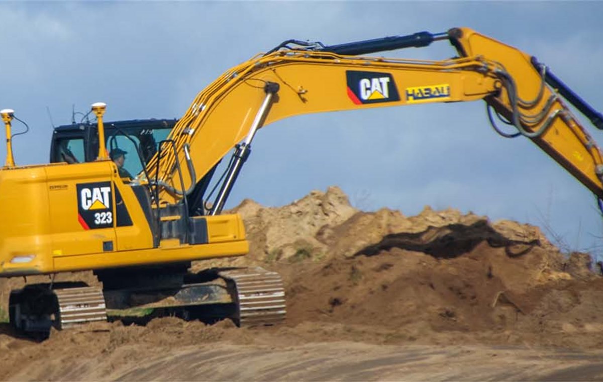 Used Caterpillar Excavators CAT323 detail photo
