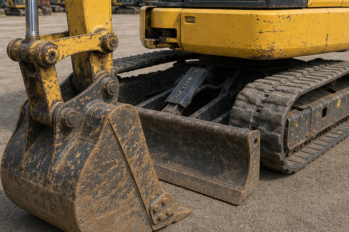 Used Komatsu 55MR Excavator detail photo