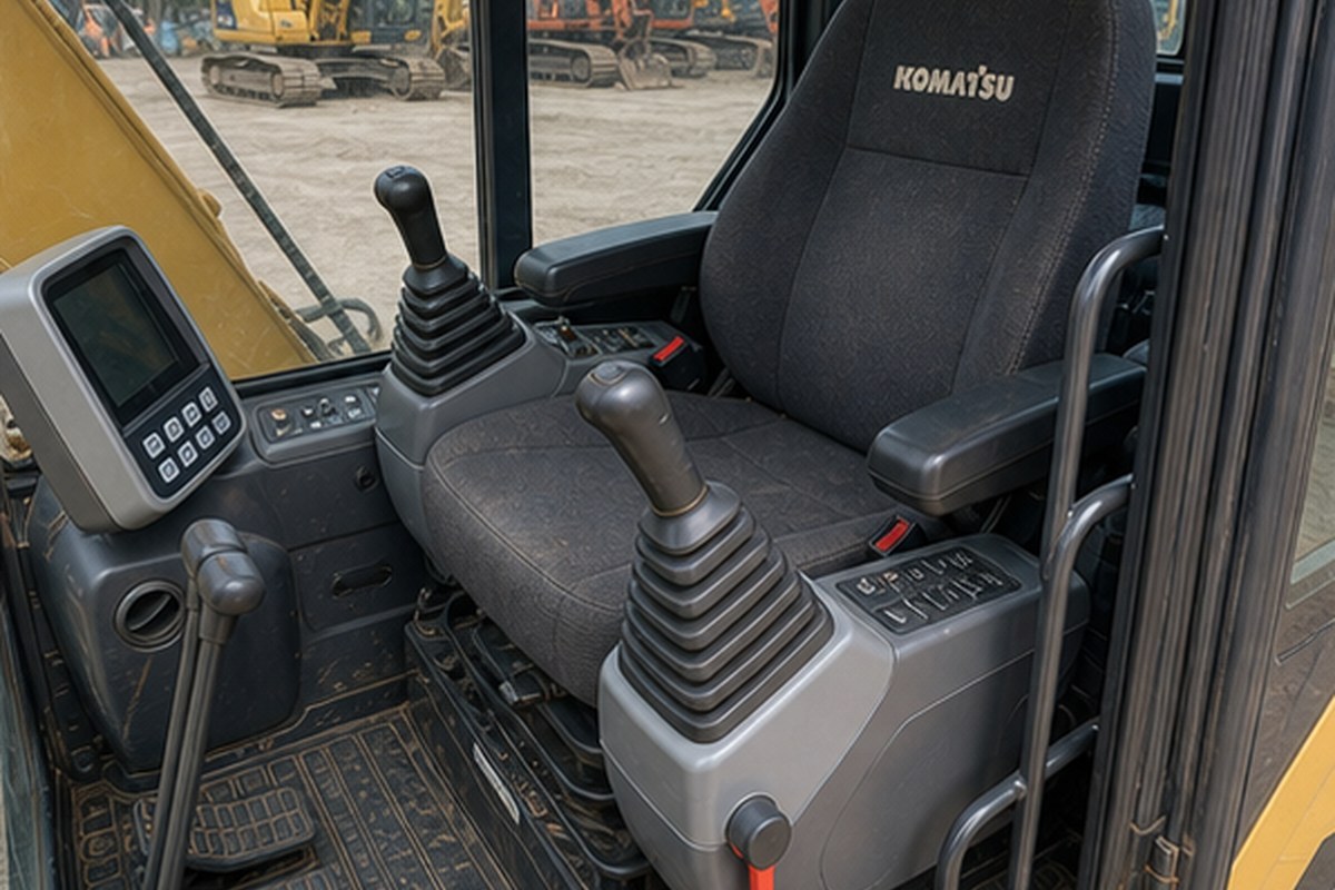 Used Komatsu PC128US Excavator detail photo