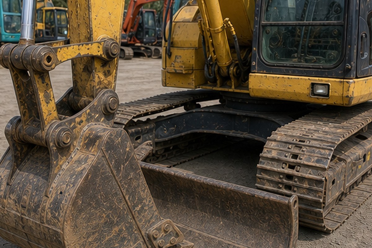 Used Komatsu PC128US Excavator detail photo