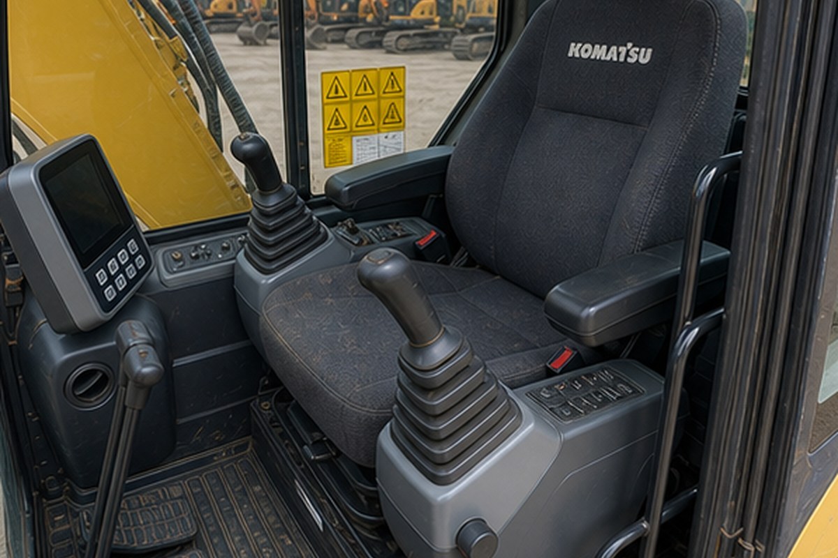 Used Komatsu PC138US Excavator detail photo