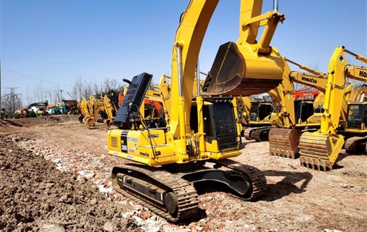 Used Komatsu PC350-7 Excavator detail photo