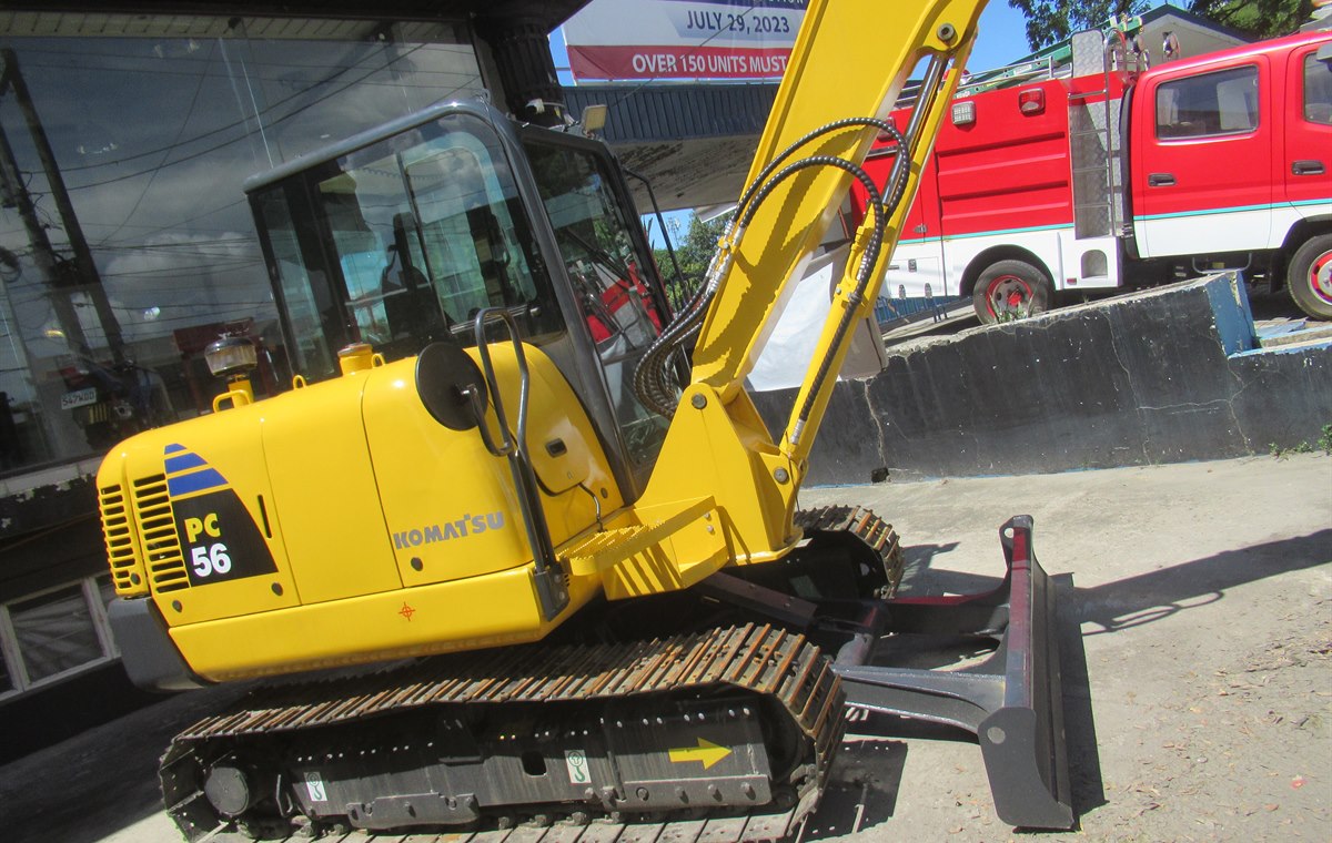 Used Komatsu PC56 Excavator detail photo