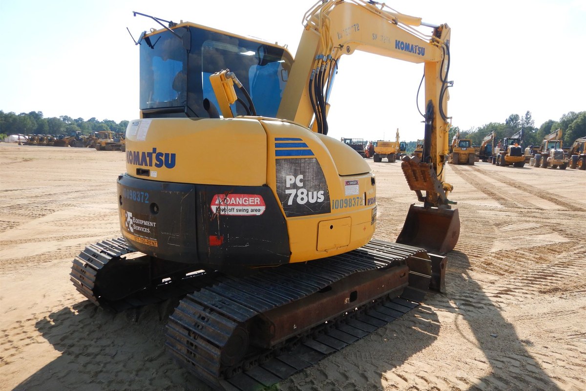 Used Komatsu PC78US-8 Excavator detail photo