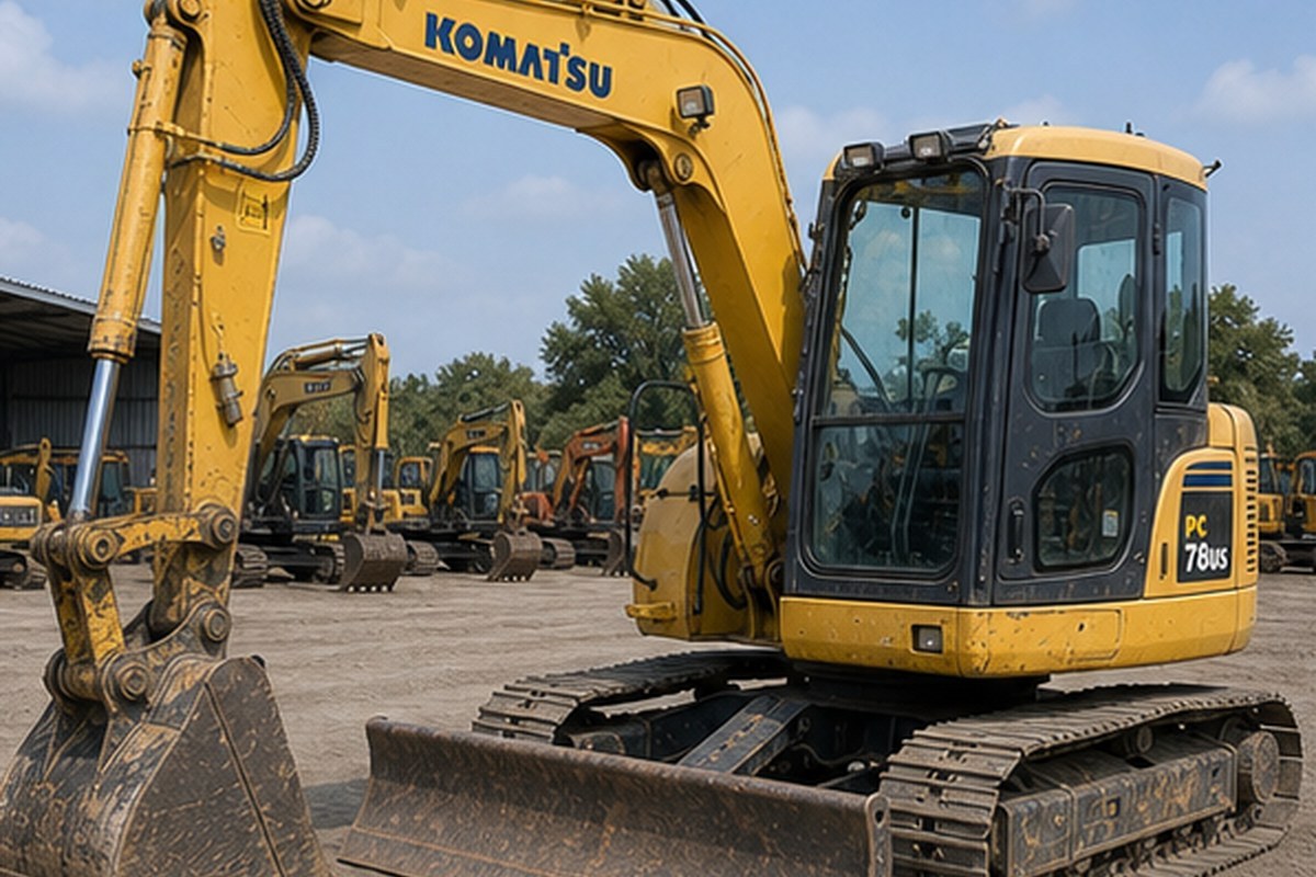 Used Komatsu PC78US Excavator