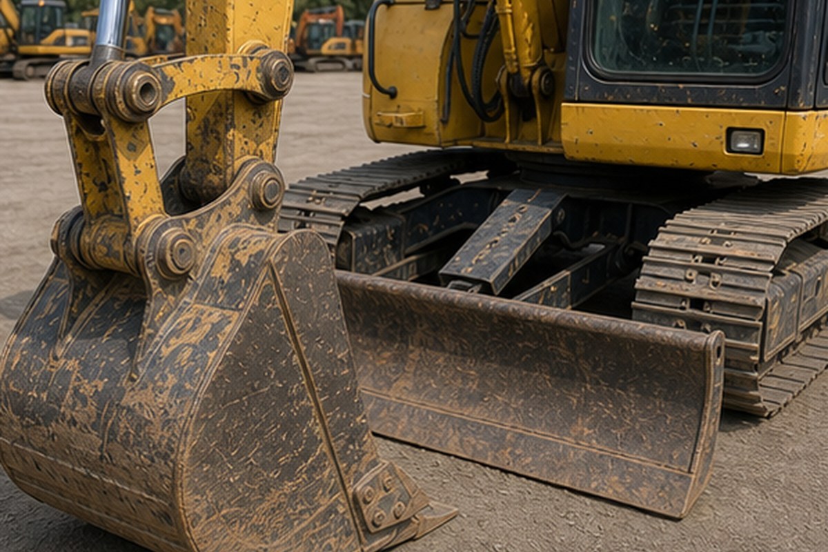 Used Komatsu PC78US Excavator detail photo