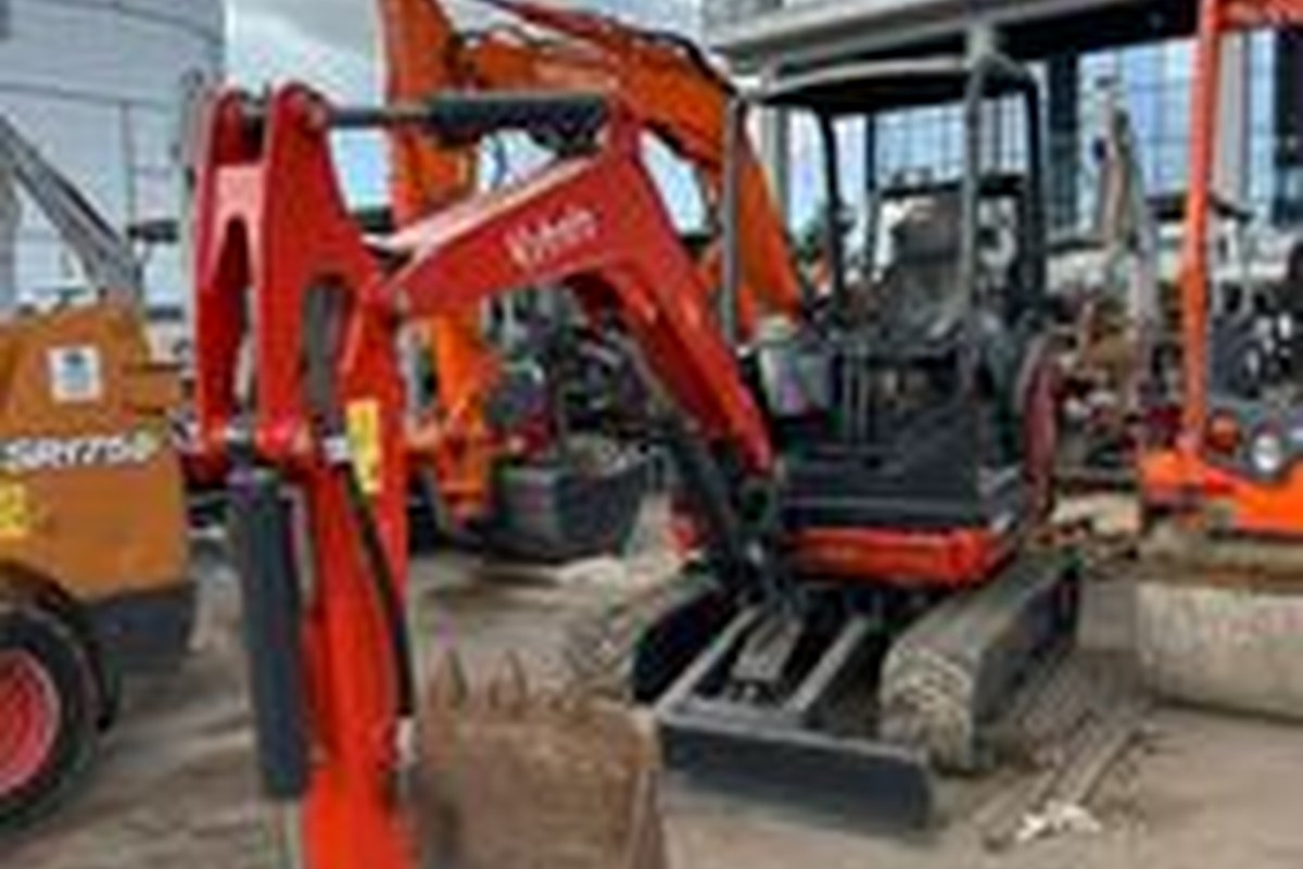 Used Kubota KX 30 Excavator detail photo