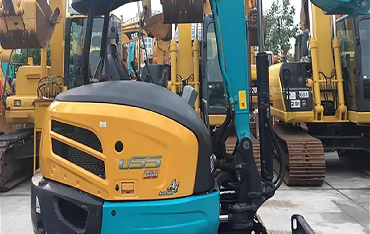 Used Kubota KX55 Excavator detail photo