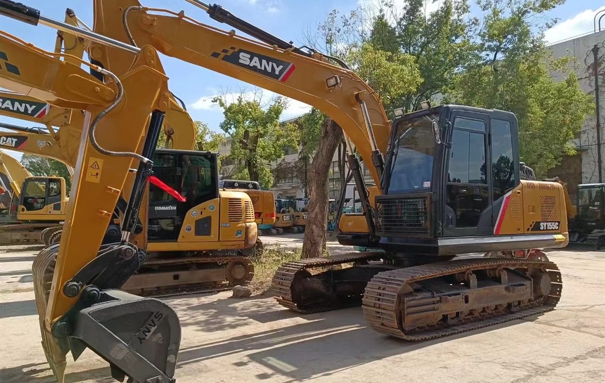 Used Sany SY155C Excavator detail photo