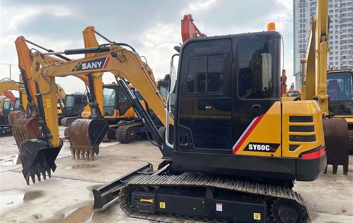 Used Sany SY60C Excavator detail photo