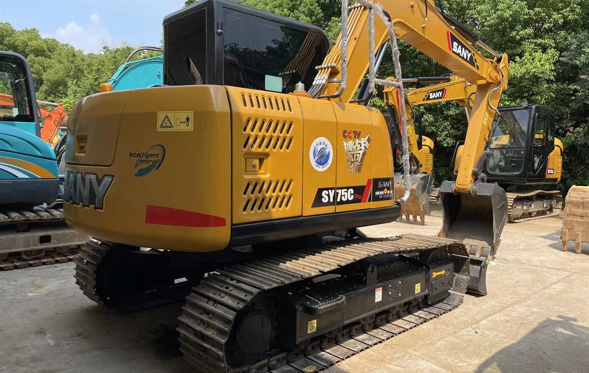 Used Sany SY75C Excavator detail photo